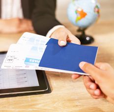 Visa और फ्लाइट