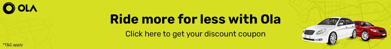 Ola new user store coupon