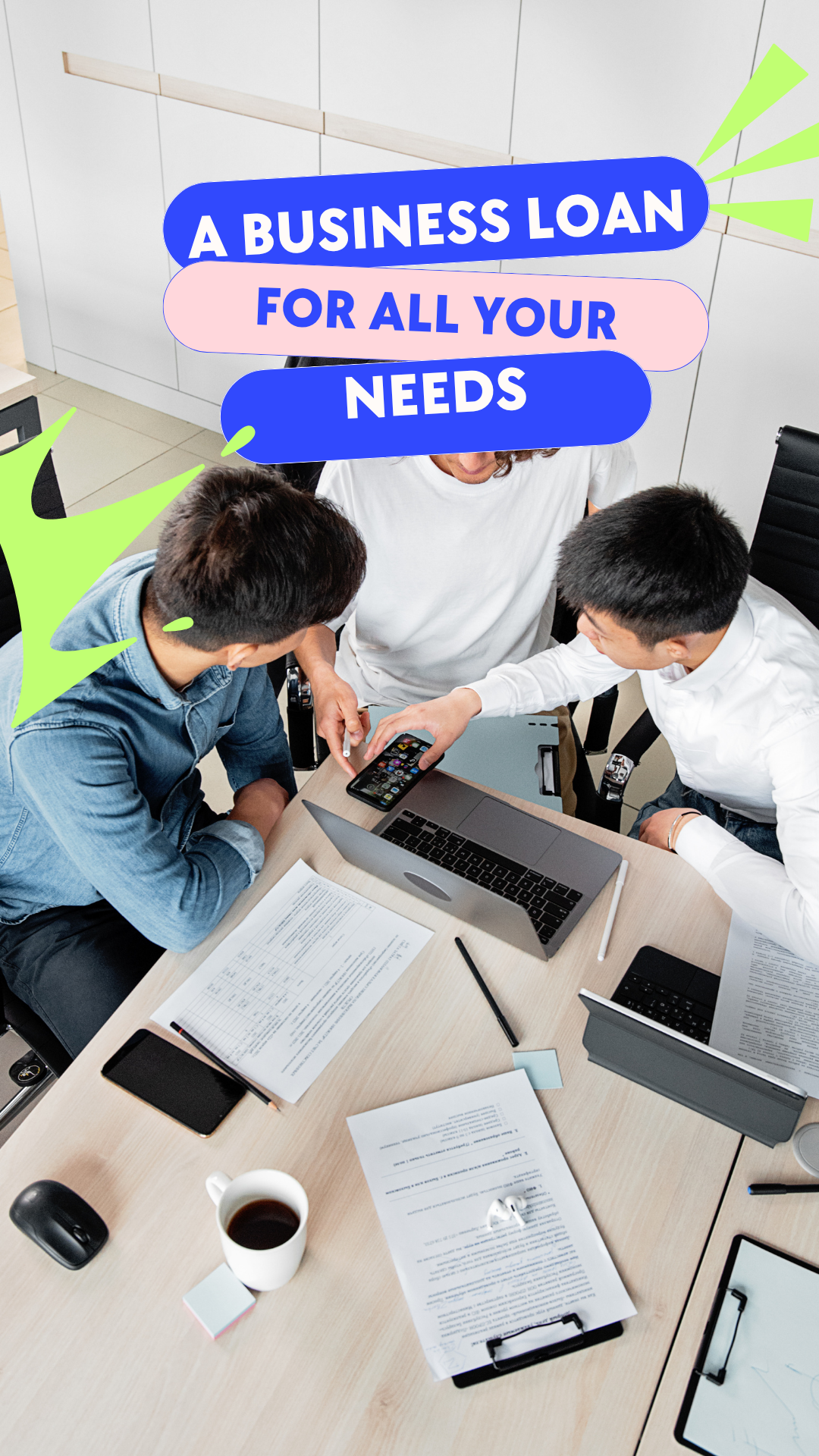 One powerful loan, three tailor-made options for businesses