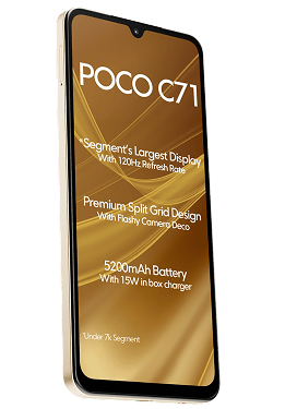 POCO C71 front