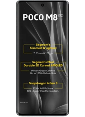 POCO M8 फ्रंट