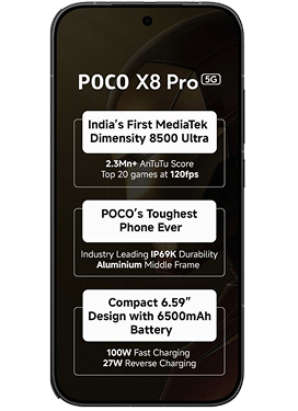 POCO X8 Pro 5G front