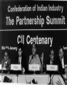 Rahul Bajaj as the Chairman of CII for two terms.