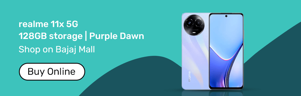 realme 11x purple