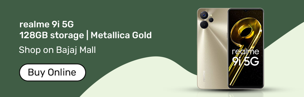 realme 9i gold