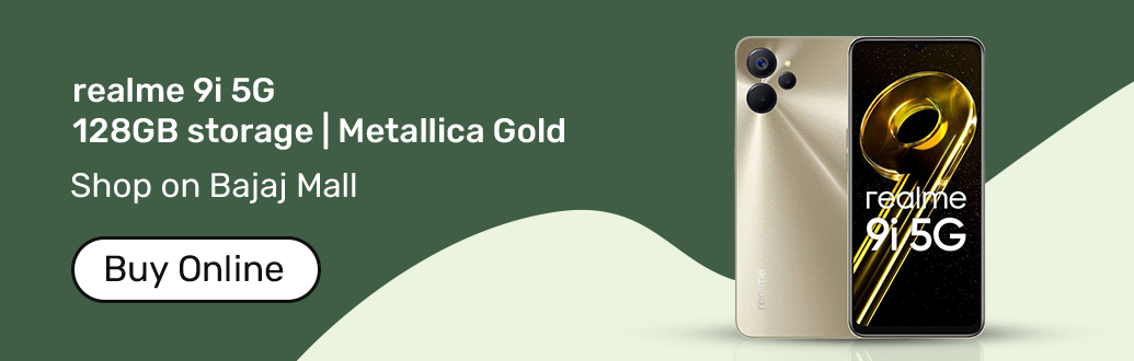 realme 9i gold
