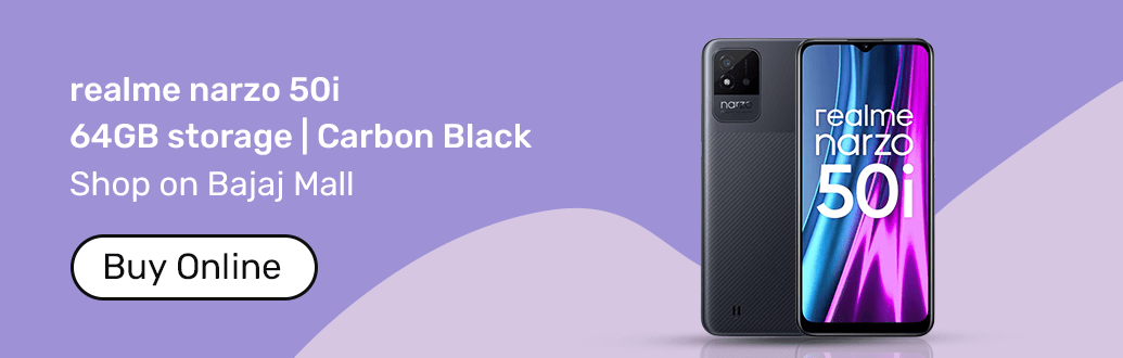 realme narzo 50i Black