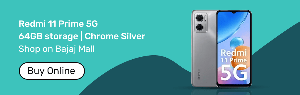 Redmi 11 Prime silver