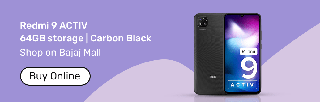 Xiaomi Redmi 9 Activ Dual SIM 64 GB carbon black 4 GB RAM