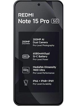 Xiaomi Redmi Note 15 Pro फ्रंट