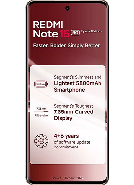 Redmi Note 15 SE 5G फ्रंट