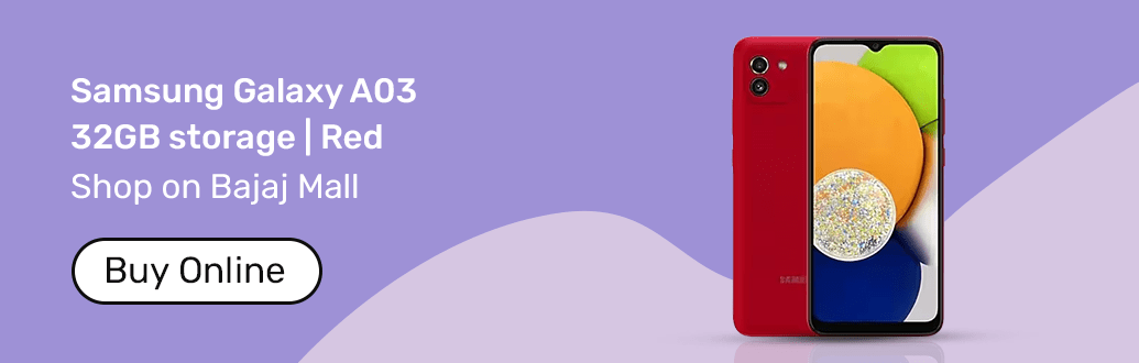 Samsung A03 Red