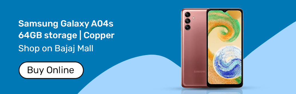 Samsung Galaxy A04s copper