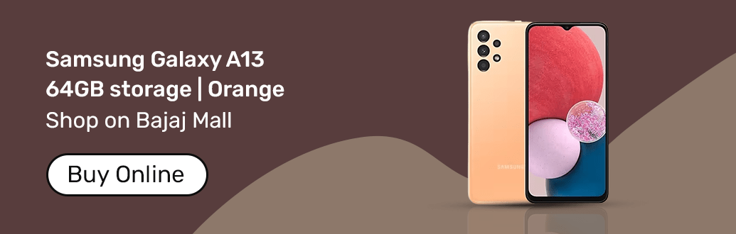 Samsung A13 orange