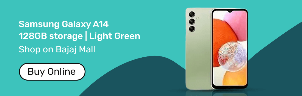 Samsung Galaxy A14 light green