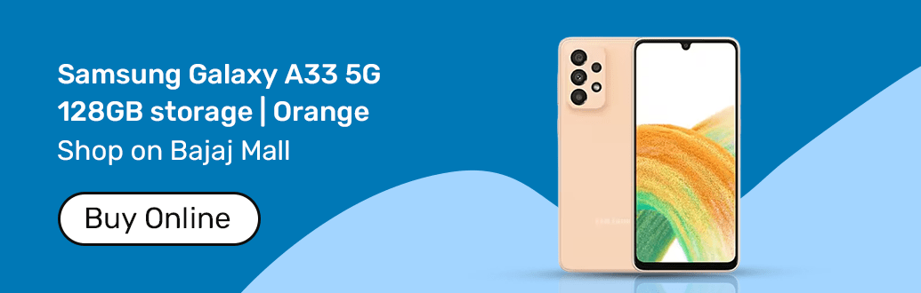 Samsung A33 Orange