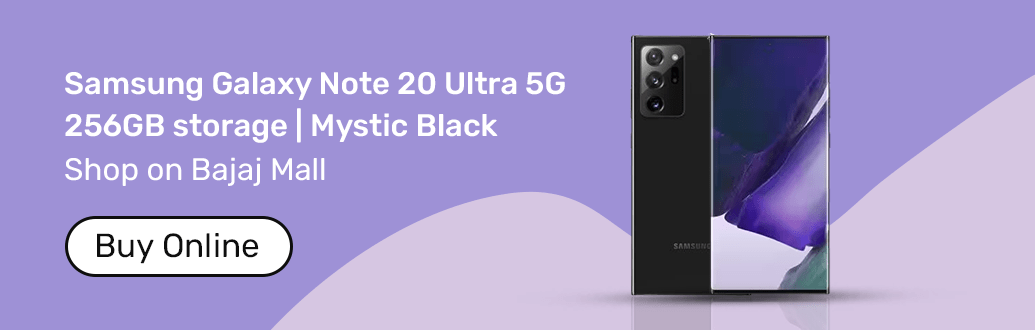 Samsung Note 20 Ultra black