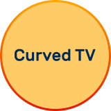 Curved TV image