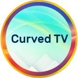 कर्व TV image