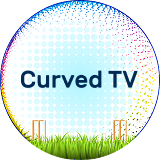 Curved TV image