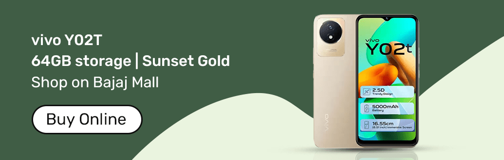 vivo Y02T gold