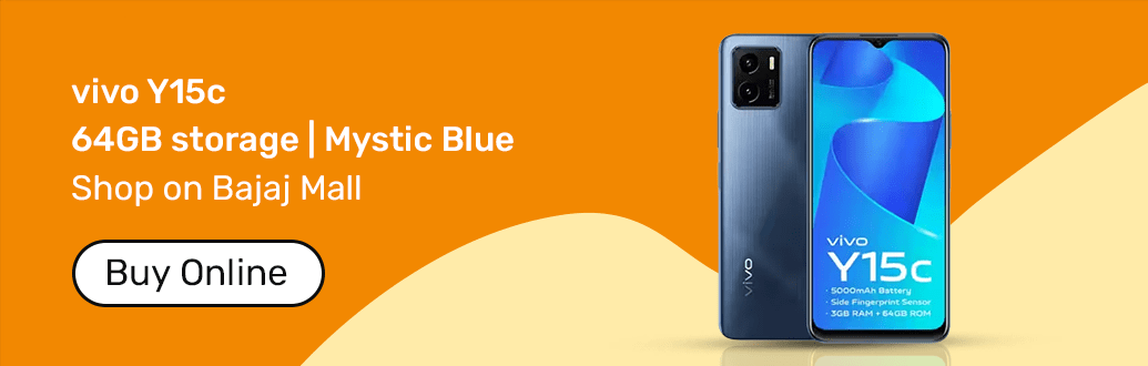 vivo Y15C blue