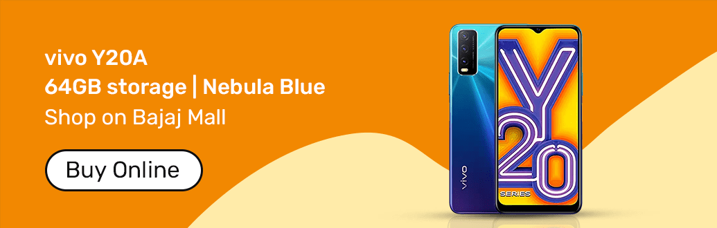 vivo Y20A blue