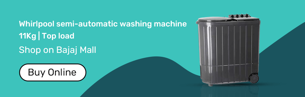 Whirlpool washing machine grey