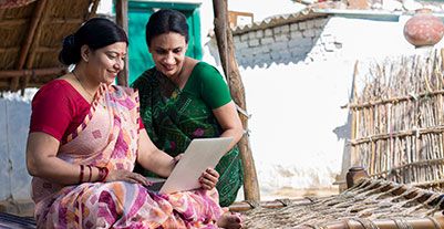 Women with laptop