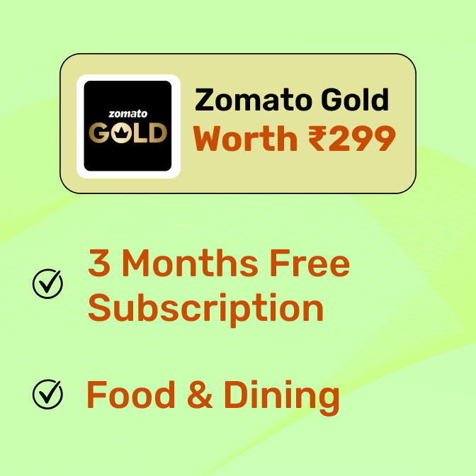 Free 3-month Zomato Gold Membership image