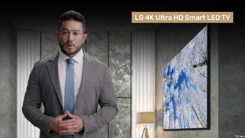 Get crystal clarity with LG 4K Ultra HD Smart LED TV