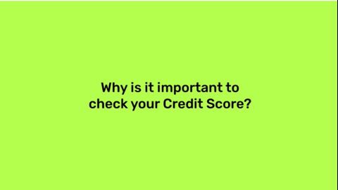 Why is it important to check your credit score
