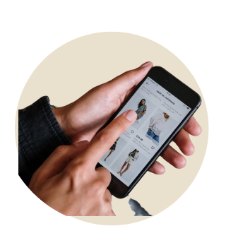 Online shopping image