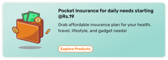Pocket insurance starting Rs.19